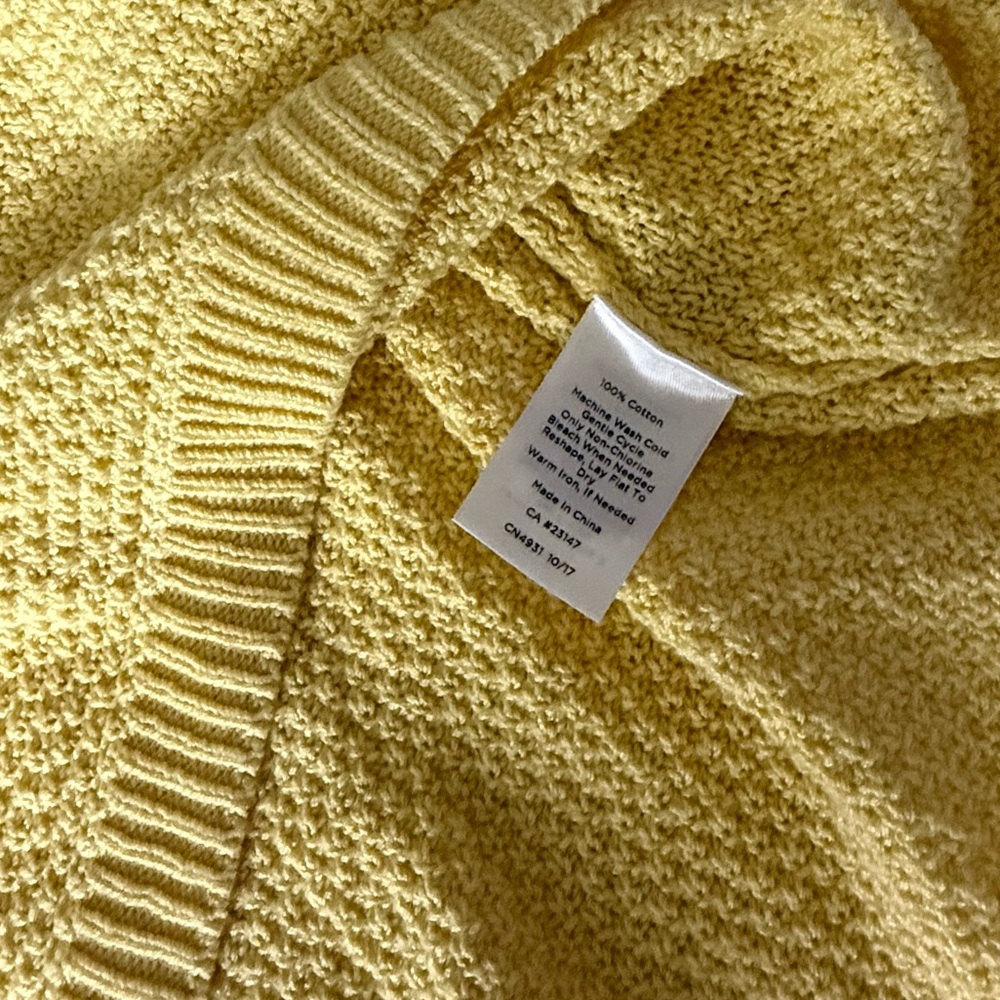 Talbots Petites Yellow Sweater - Picture 10 of 11